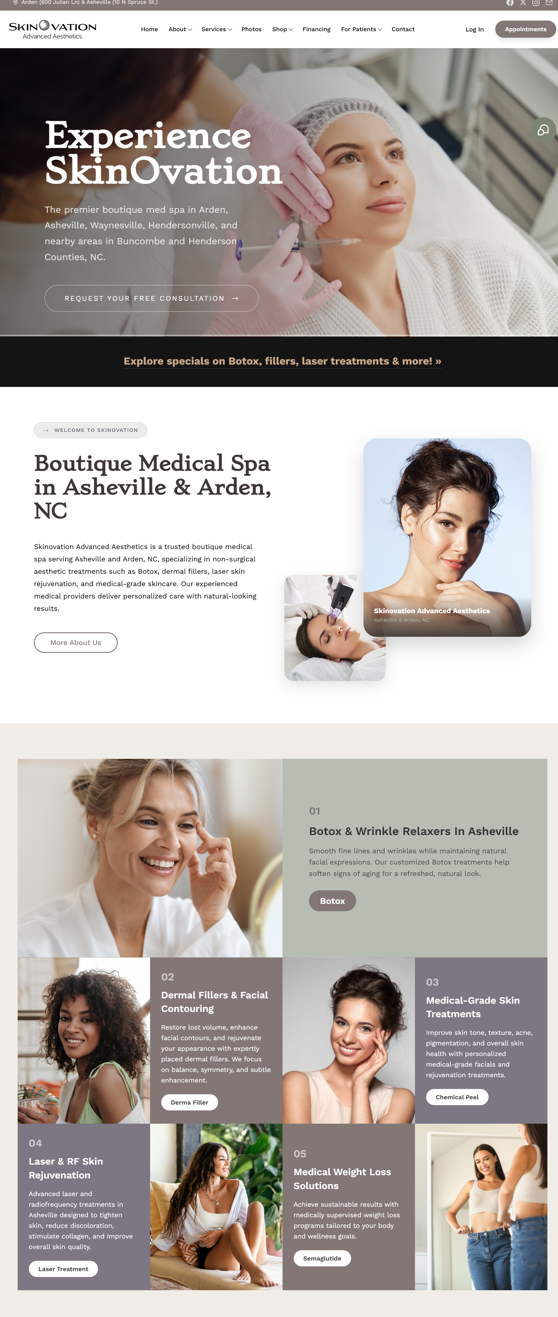 Medical Spa Website